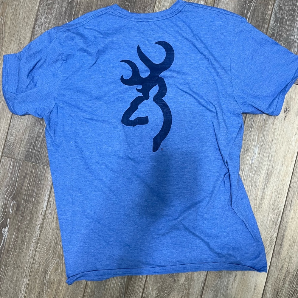 Men’s Browning Heathered blue t Shirt